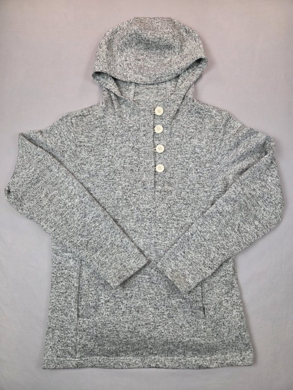 Columbia‎ Sweater Hoodie Womens XL Cream Darling Days Pullover Quarter Button
